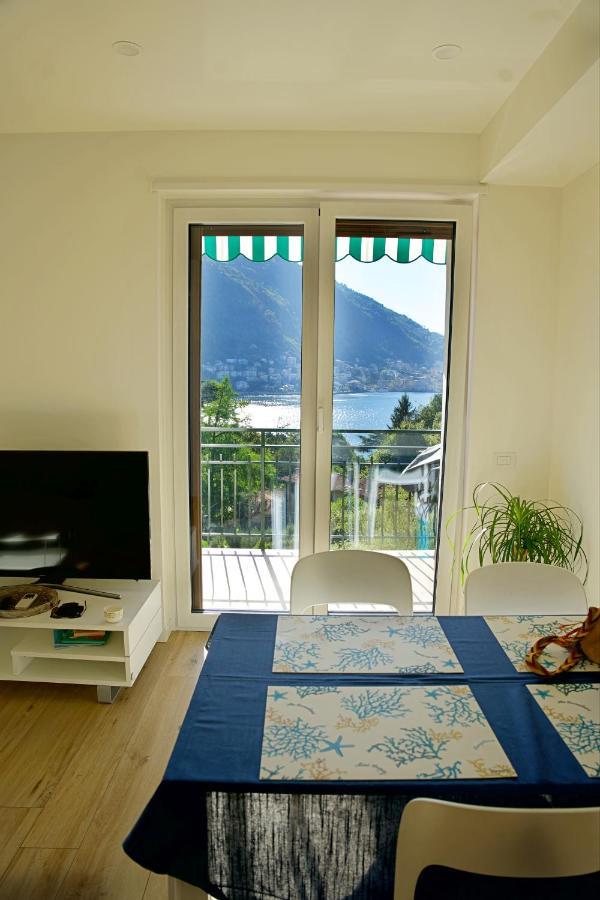 The Blue - Lake / City View Modern Apt Near Villa Olmo Como Exterior photo
